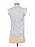 Ann Taylor LOFT Gray Short Sleeve Top Size XS - photo 2