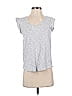 Ann Taylor LOFT Gray Short Sleeve Top Size XS - photo 1