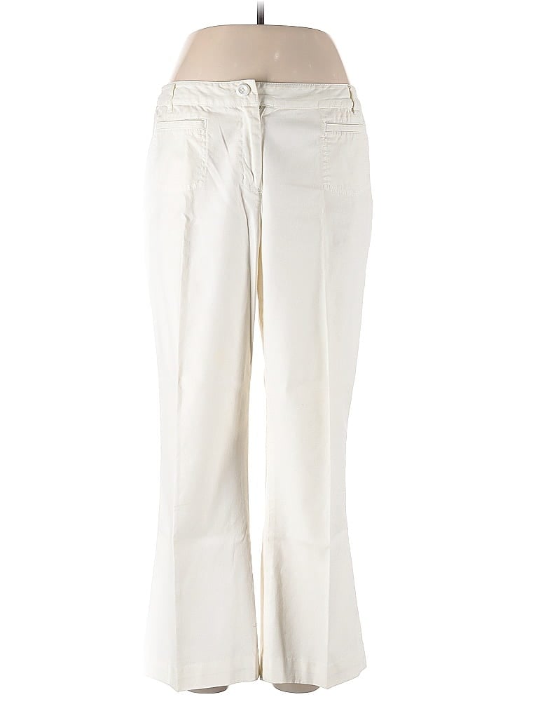 Pre-owned Chico's Casual Pants In White