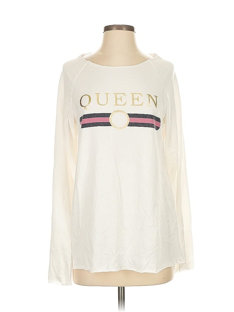 Pre-owned Fashion Nova Sweatshirt In White