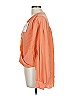 M Missoni 100% Silk Orange Long Sleeve Silk Top Size EU (IT) 46 / US 10 - photo 5