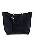 Alexander McQueen Blue Black Leather Tote One size - photo 1