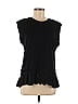 Tiny 100% Cotton Black Sleeveless Top Size M - photo 1