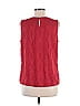 Liz Claiborne Career Red Sleeveless Blouse Size M - photo 2