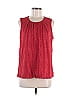 Liz Claiborne Career Red Sleeveless Blouse Size M - photo 1