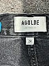AGOLDE 100% Cotton Black Denim Shorts Size 24 waist - photo 3