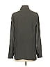 Moda International 100% Silk Gray Long Sleeve Silk Top Size S - photo 2