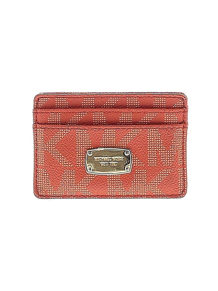 MICHAEL Michael Kors Red Orange Card Holder  One size - photo 1