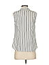 Cato 100% Polyester Silver Sleeveless Blouse Size S - photo 2