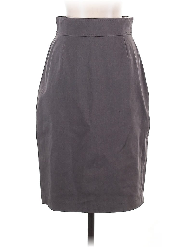 Pre-owned Elie Tahari Formal Skirt In Gray