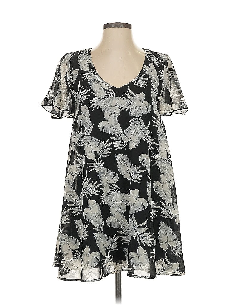 Pre-owned Show Me Your Mumu Short Sleeve Blouse In Gray