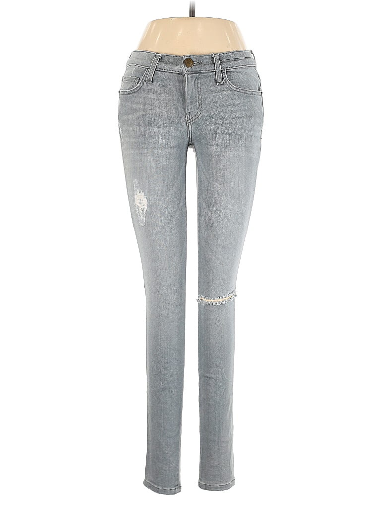 Current/Elliott Hearts Gray Jeans Size 25 waist - photo 1