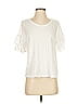 Sundry 100% Cotton Ivory Short Sleeve Top Size XS - photo 1