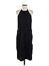 Soprano 100% Polyester Solid Black Casual Dress Size M - photo 1