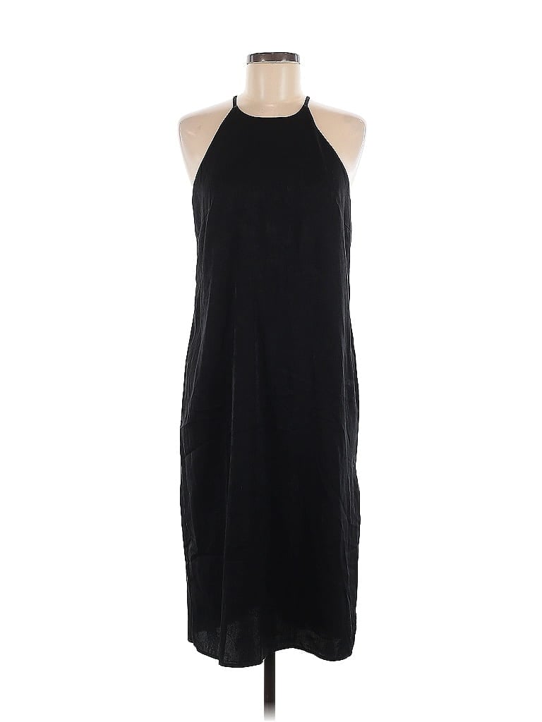 Soprano 100% Polyester Solid Black Casual Dress Size M - photo 1