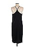 Soprano 100% Polyester Solid Black Casual Dress Size M - photo 2