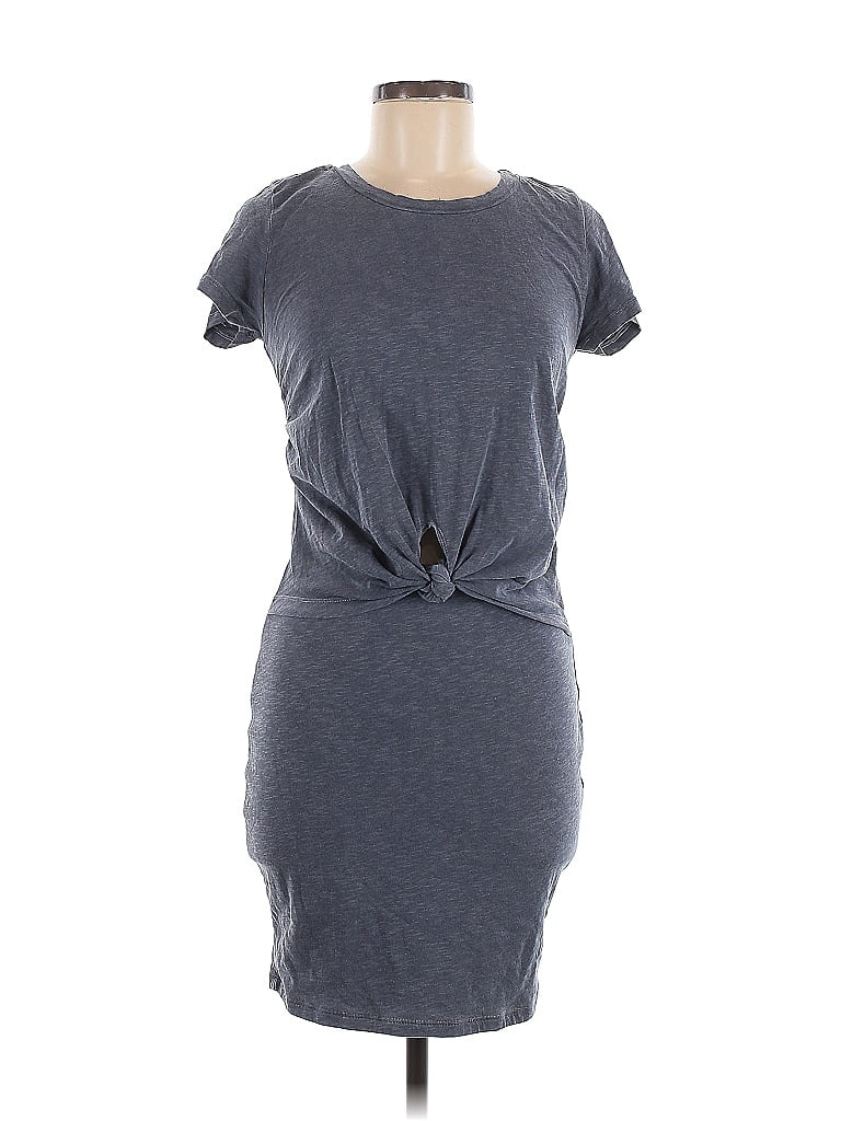 Sundry Solid Gray Casual Dress Size M - photo 1