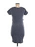 Sundry Solid Gray Casual Dress Size M - photo 2