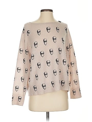 Skull Cashmere 3/4 Sleeve Blouse (view 1)
