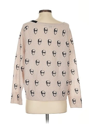 Skull Cashmere 3/4 Sleeve Blouse (view 2)