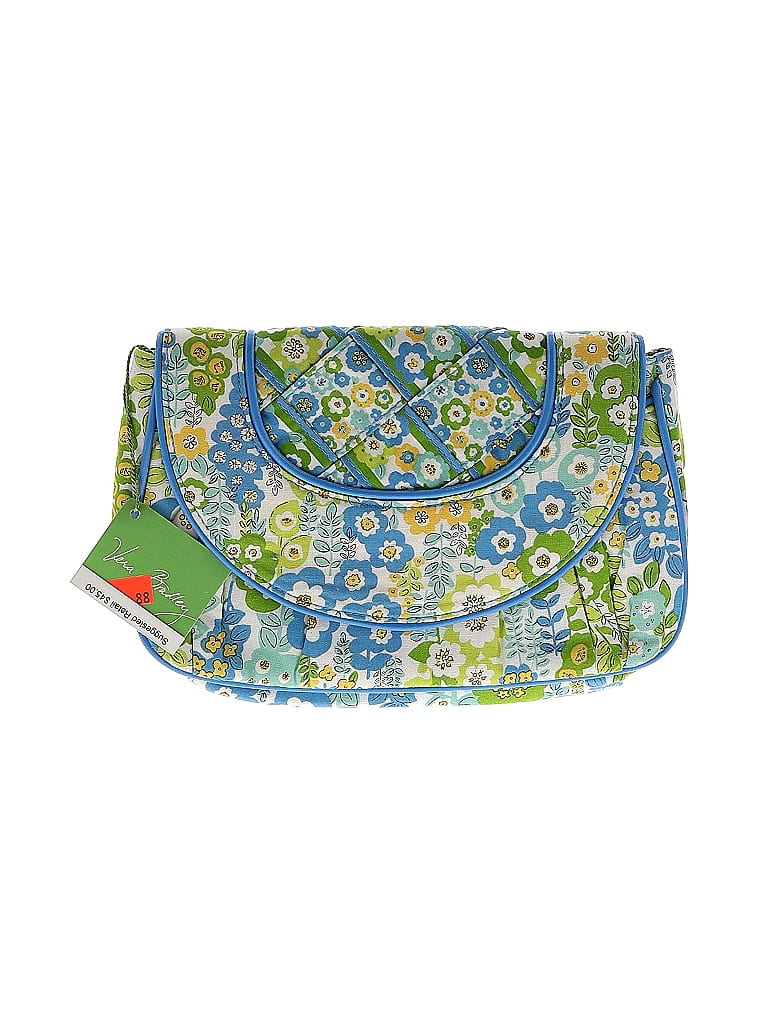 Vera Bradley 100% Cotton Paisley Green Blue Clutch One size - photo 1
