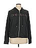 Bebe Black Zip Up Hoodie Size 1X - photo 1