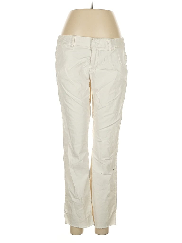 Nili Lotan Ivory Khakis Size 6 - photo 1