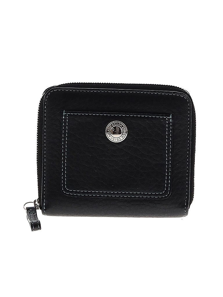 Coach 100% Leather Black Leather Wallet One size - photo 1