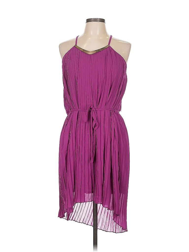 West 36 100% Polyester Purple Cocktail Dress Size L - photo 1