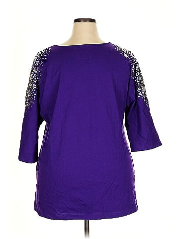 Roaman's 3/4 Sleeve T-Shirt (view 2)