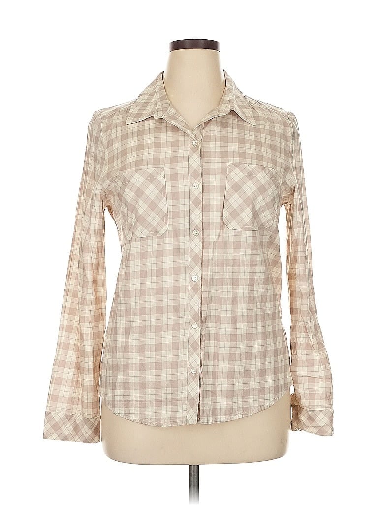 Click to view more detailed imagery on our partner's website Pre-owned Bp. Long Sleeve Button Down Shirt In Brown