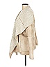 Tasha Polizzi Collection 100% Polyester Ivory Faux Fur Jacket Size L - photo 5