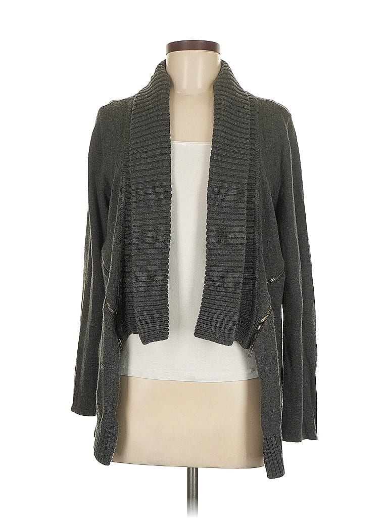Pre-owned Market & Spruce Cardigan Sweater In Gray