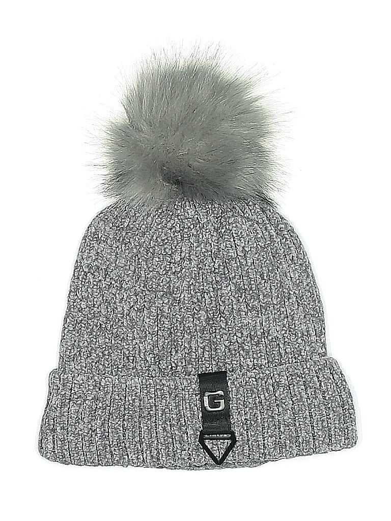 Guess Jeans Gray Beanie One size - photo 1