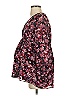 Isabel Maternity 100% Polyester Burgundy 3/4 Sleeve Blouse Size XS - photo 5