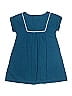 Jacadi 100% Cotton Teal Blue Dress Size 10 - photo 2