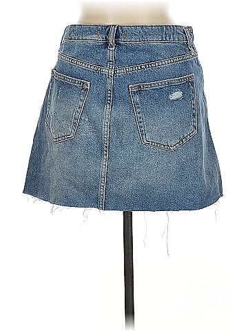 We the Free Denim Skirt (view 2)