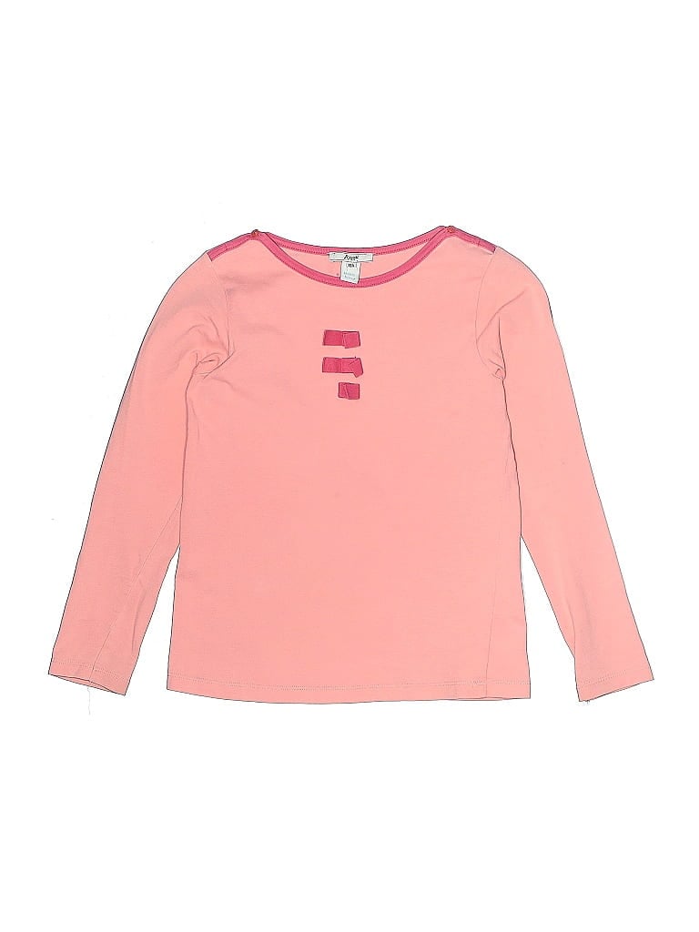 Jacadi 100% Cotton Pink Long Sleeve T-Shirt Size 10 - photo 1