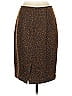 Worth New York Tweed Brown Wool Skirt Size 2 - photo 2