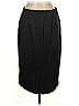 Bold Elements Solid Black Casual Skirt Size L - photo 2