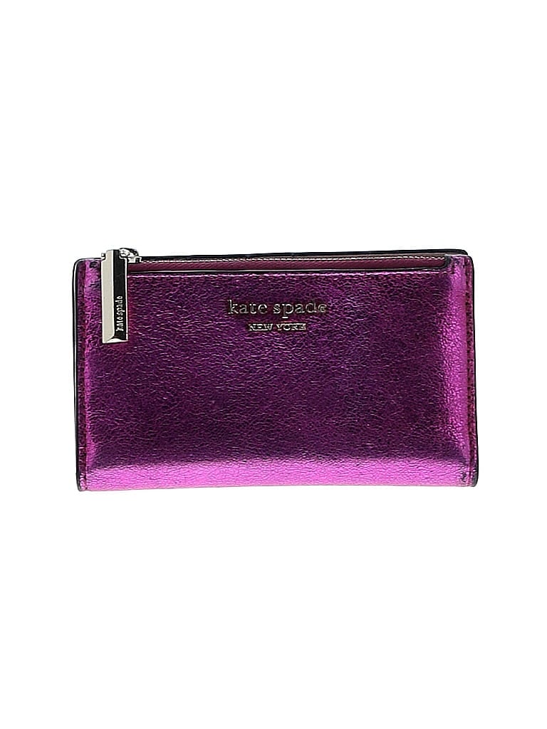 Kate Spade New York 100% Leather Purple Pink Leather Wallet One size - photo 1
