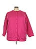 Roaman's 100% Polyester Pink Cardigan Size 22 - photo 1