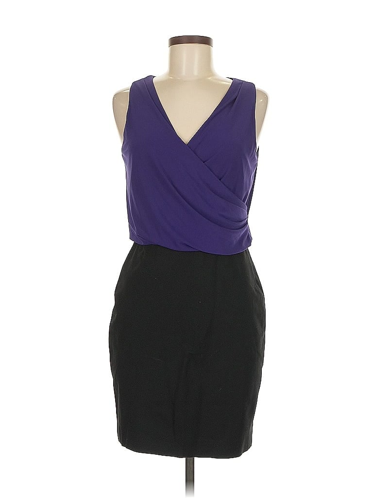 Pre-owned Aidan Mattox Cocktail Dress In Purple