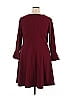 Alexia Admor Solid Burgundy Cocktail Dress Size 1X - photo 2