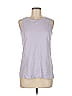 Pact 100% Cotton Purple Sleeveless T-Shirt Size M - photo 1