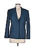 BOSS by HUGO BOSS 100% Virgin Wool Blue Wool Blazer Size 6 - photo 1