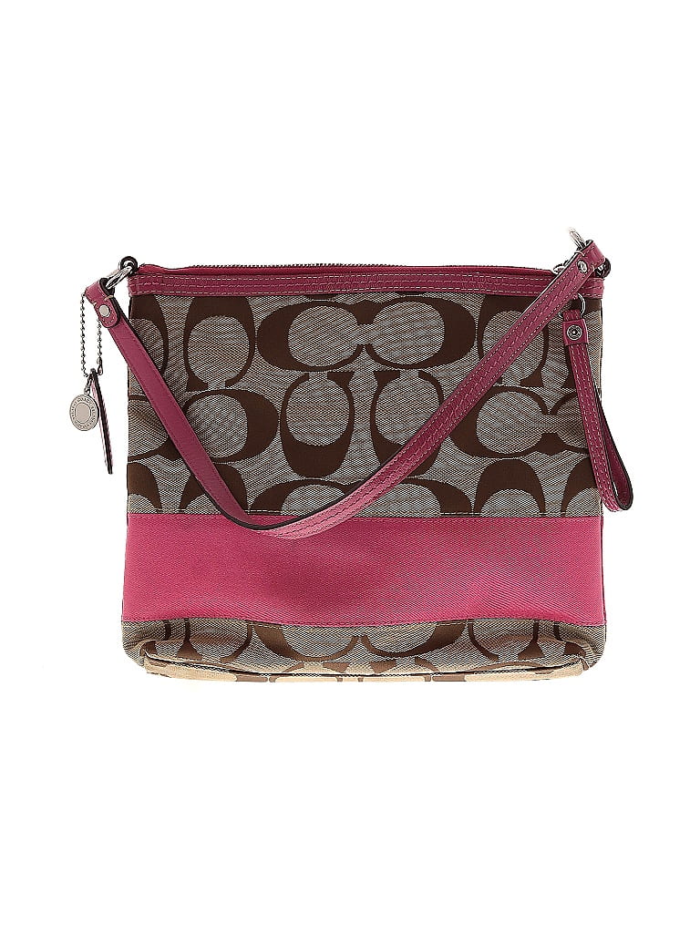 Coach Factory Burgundy Tan Shoulder Bag One size - photo 1