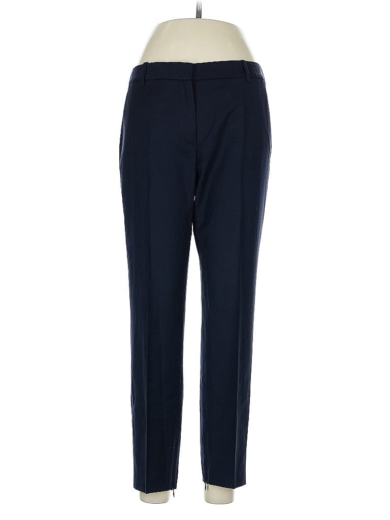 Nili Lotan Blue Wool Pants Size 8 - photo 1