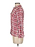 Maison Jules 100% Rayon Plaid Pink Long Sleeve Button-Down Shirt Size 8 - photo 5