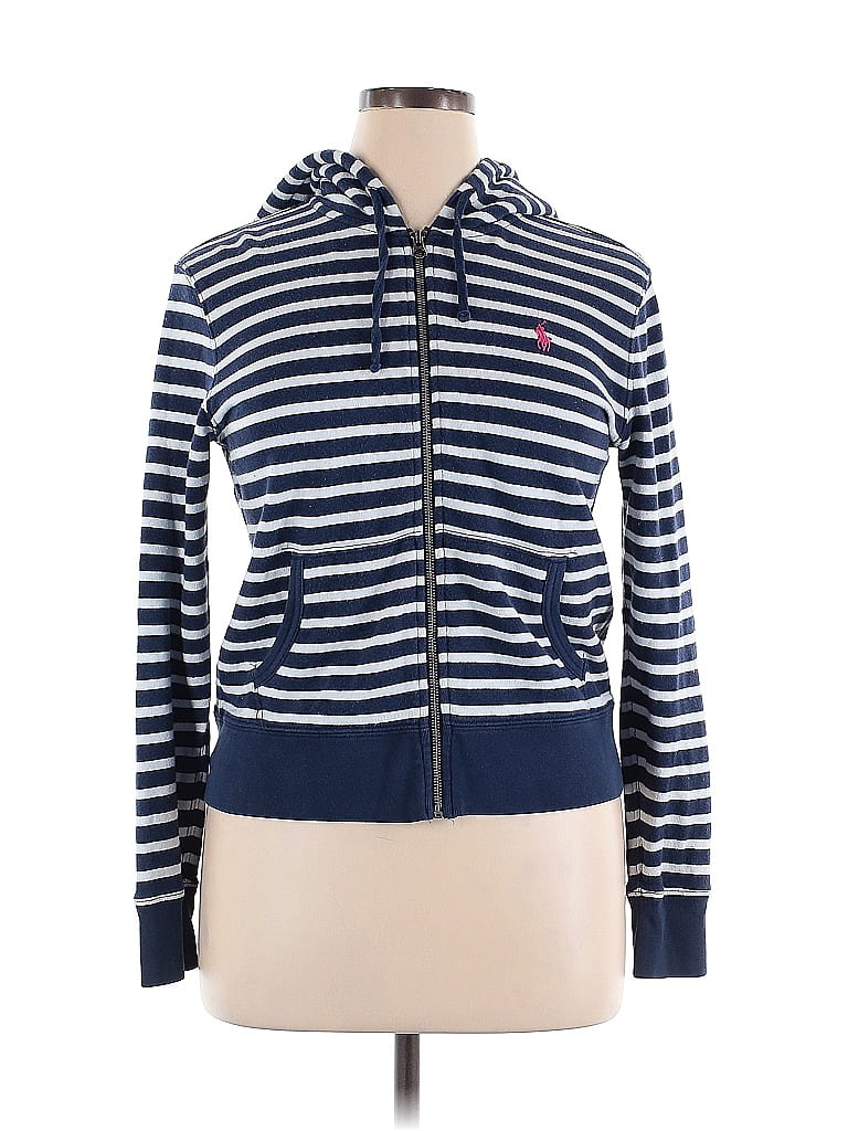 Ralph Lauren Blue Zip Up Hoodie Size XL - photo 1